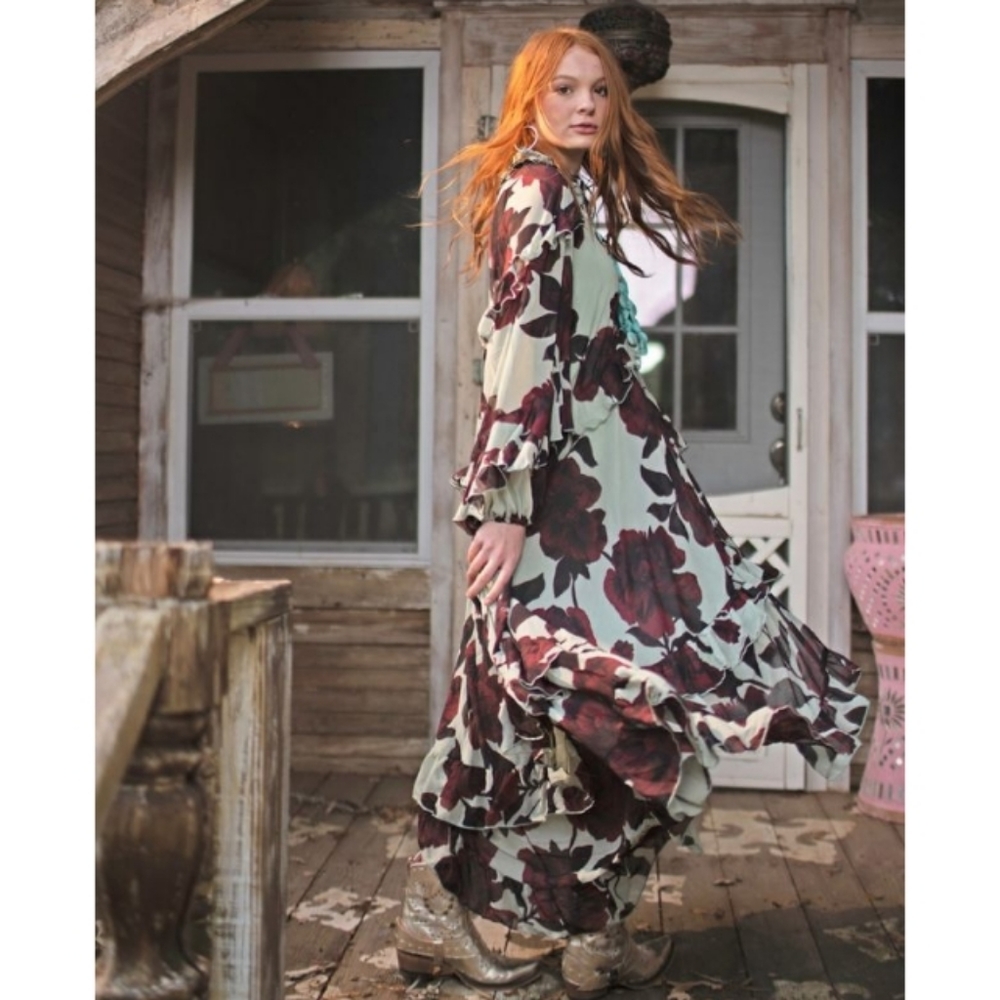 Free People Hearts Run Wild Dress w/o slip - Picture 7 of 16